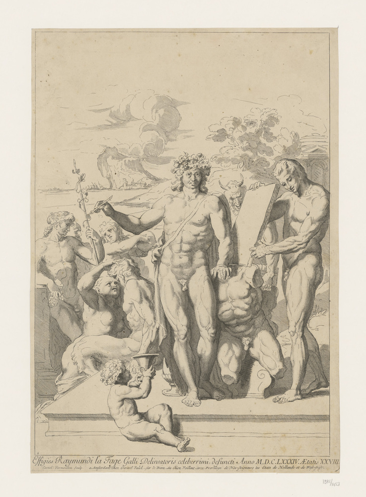 Allegorisch portret van Raymond de Lafage