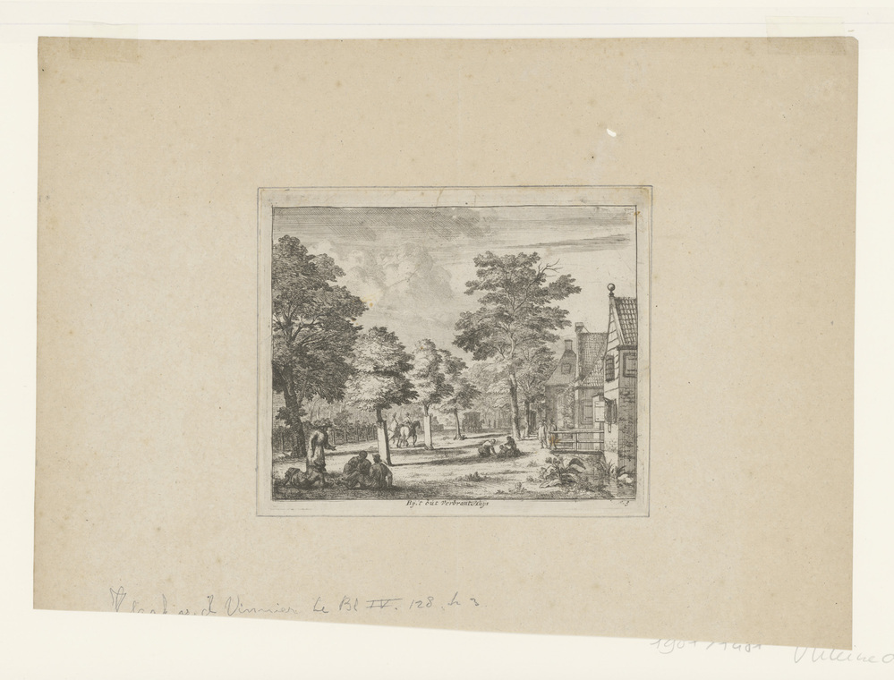 Bij 't out verbrant huijs