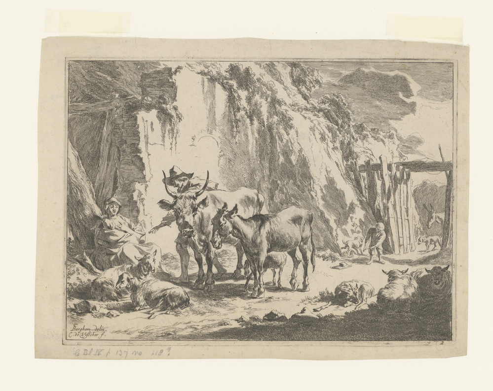 Herders (Boeren, schapen, ezel en koe)