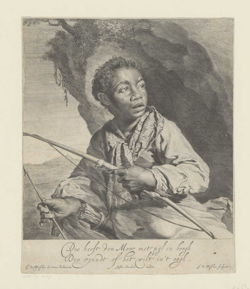 Moor met pijl en boog