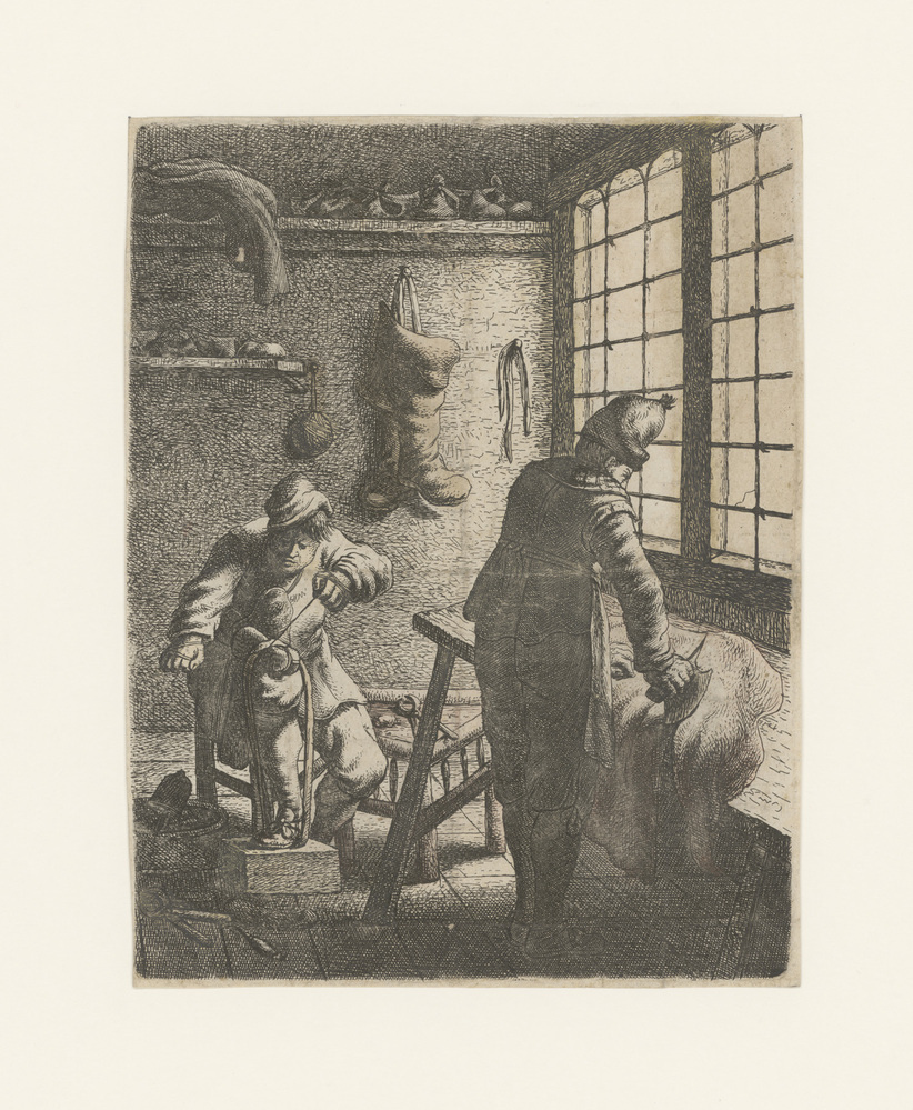 Schoenmakers (uit de serie: Les arts et metiers)