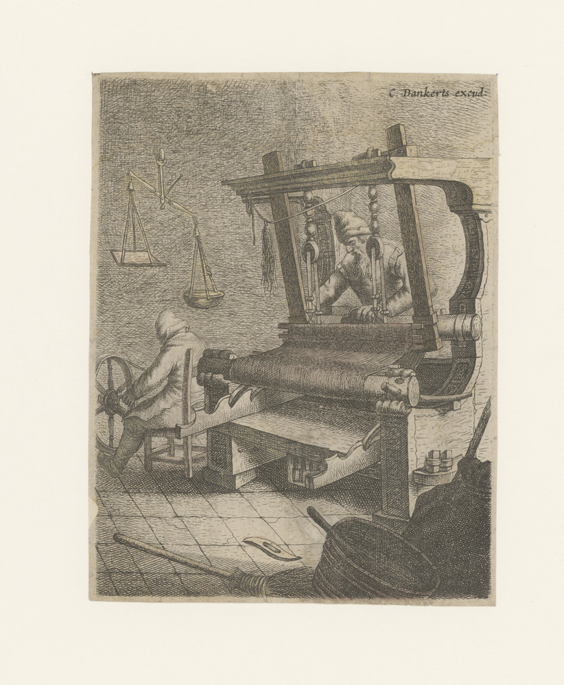 Weverij (uit de serie: Les arts et metiers)