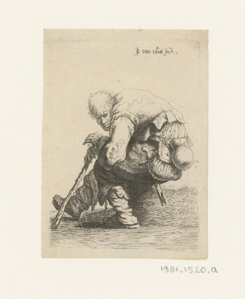 Bedelaar, zittend (uit de serie: Bedelaars)