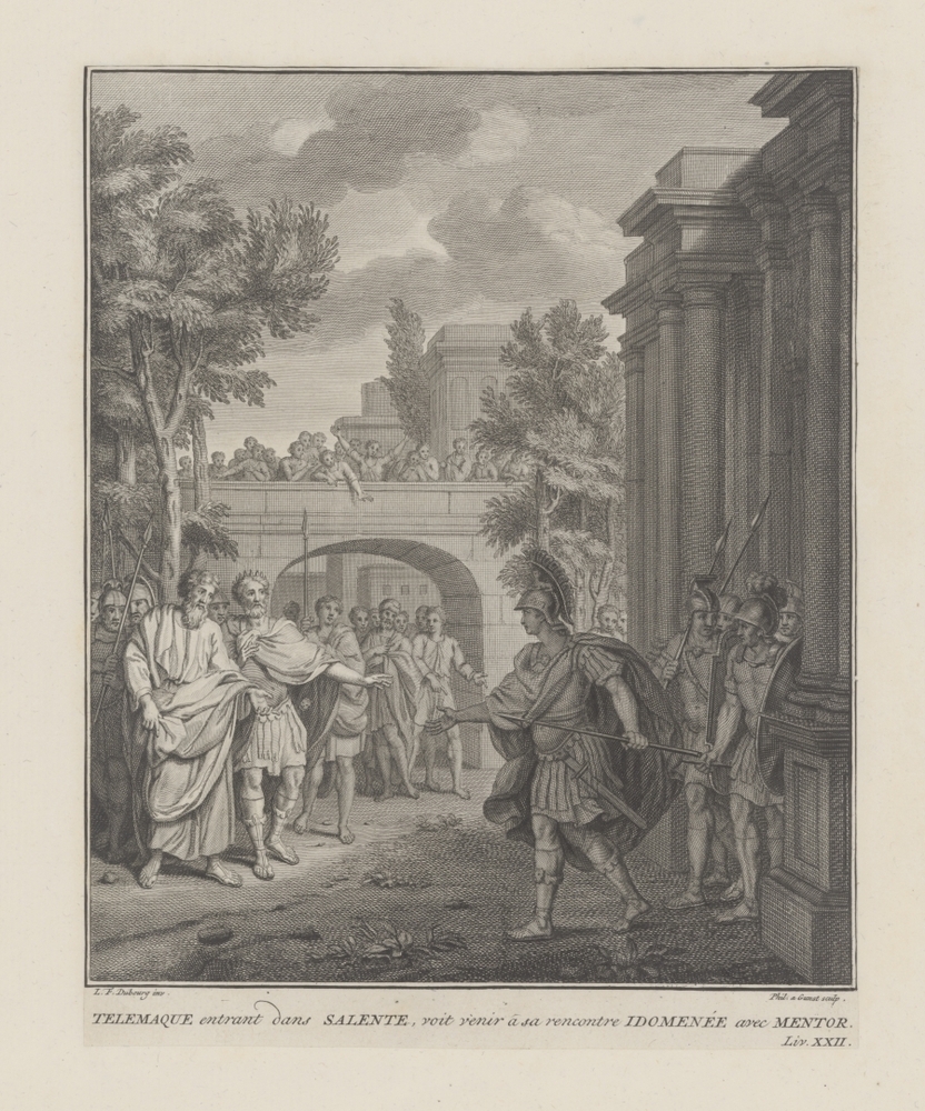 Telemachus gaat Salente binnen