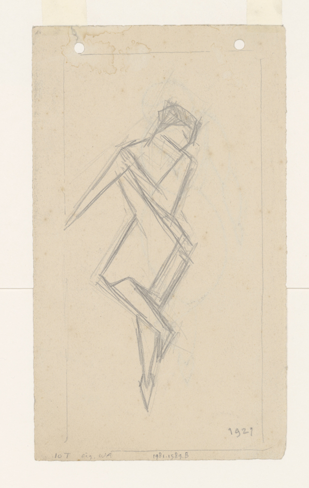 Danseres (uit oud schetsboek)