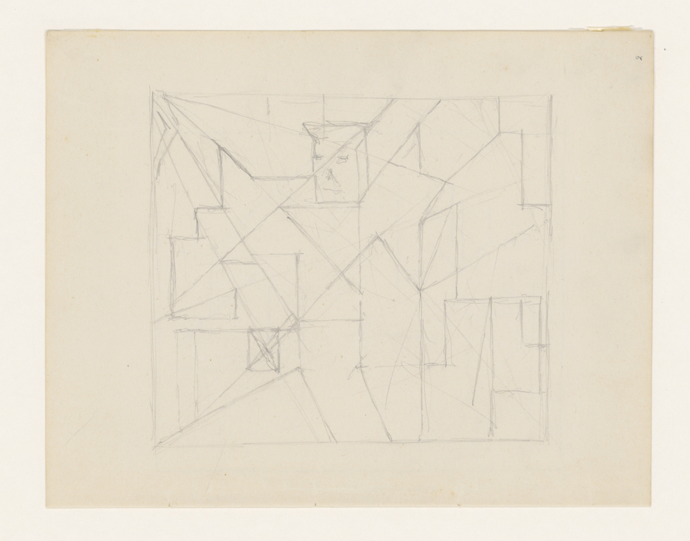 Abstracte compositie (uit oud schetsboek)