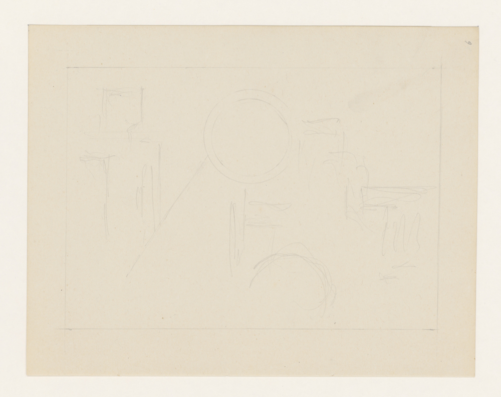 Abstracte compositie (uit oud schetsboek)