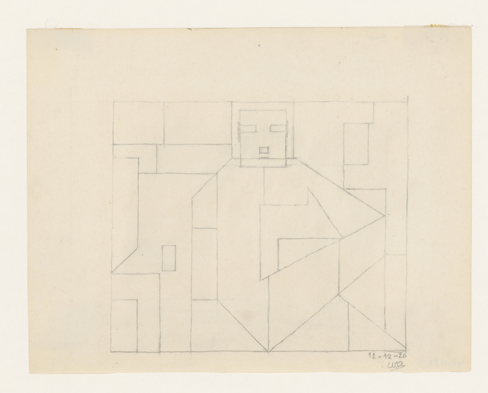 Abstracte compositie (uit oud schetsboek)