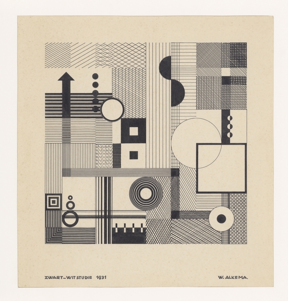 zwart-witstudie, proeve van bekwaamheid