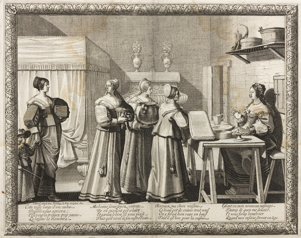 De geschenken voor de bruid (serie: Le mariage à la campagne)