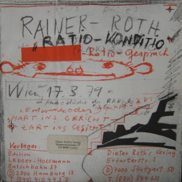 Ratio-Konditio Hart Ins Gericht Zart Ins Gesicht - gesprochen am 17 Marz 1970 in Wien