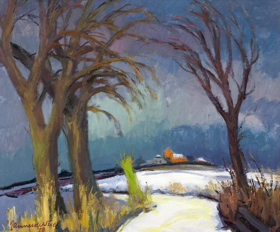 Winterlandschap Oostum