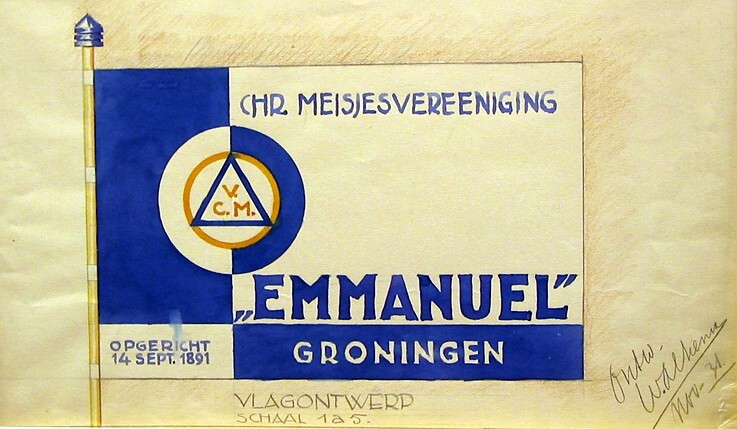 Vlagontwerp voor "Emmanuel" Groningen
