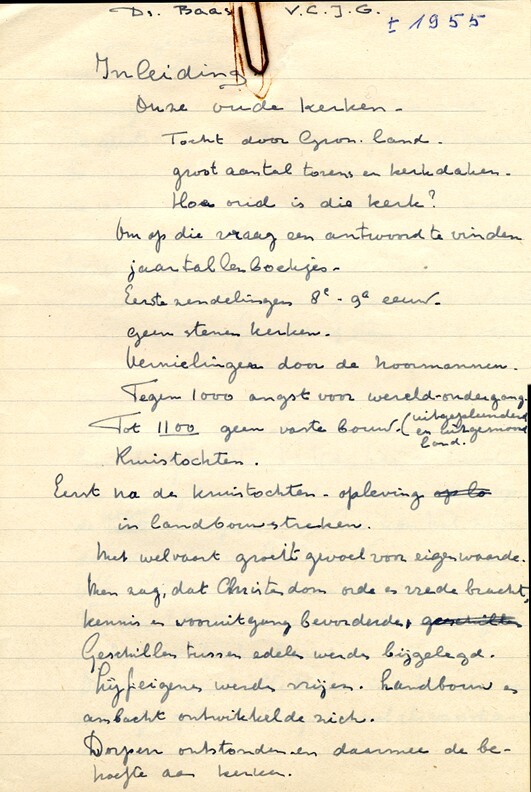 Publicatie: Onze oude kerken