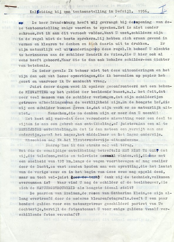 Publicatie:Pleidooi voor de voorstellingsloze kunst