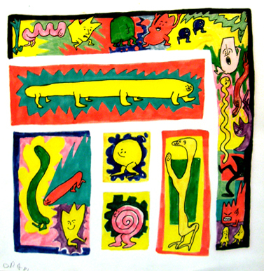 Werk uit de serie Monstres