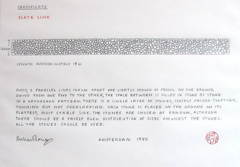 Certificate Slate line