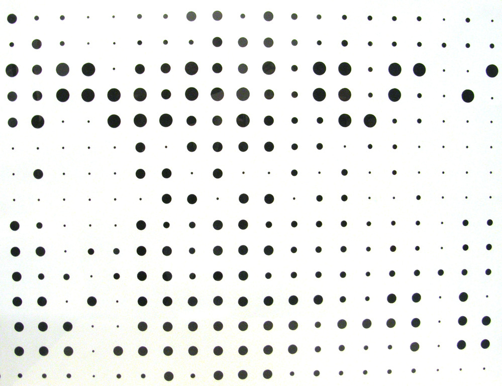 Random dot grid pattern