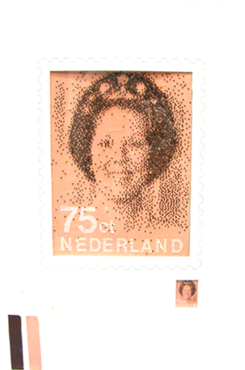 Voorstudie voor de Beatrix-zegel