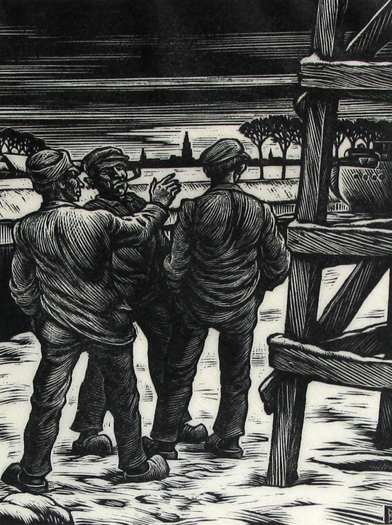 Het laatste schip vertrekt van de werf