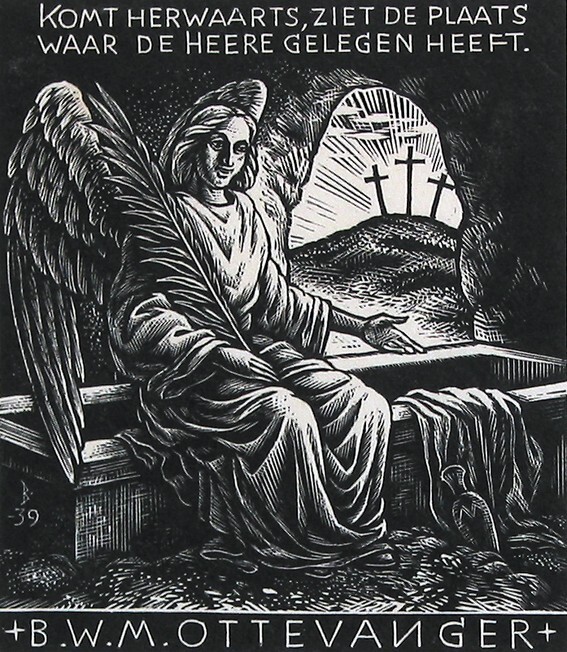 Paaskaart B.W.M. Ottevanger