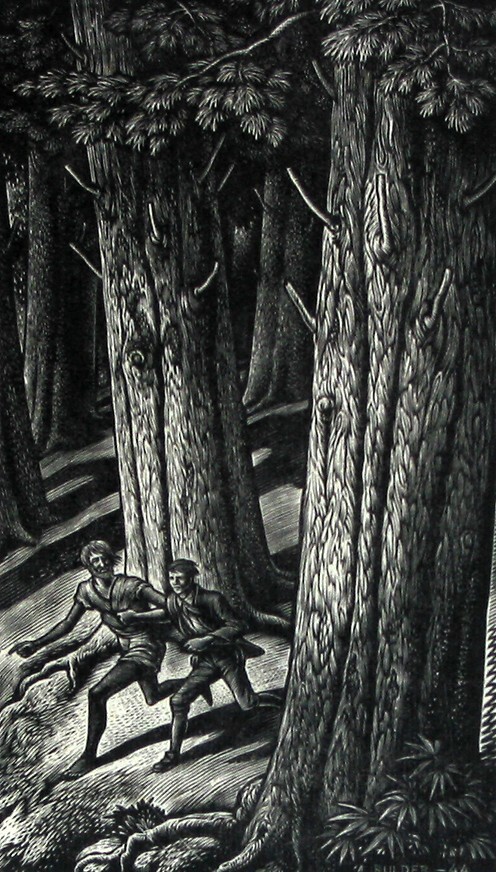 Jim en Benn Gunn rennen naar de ankerplaats