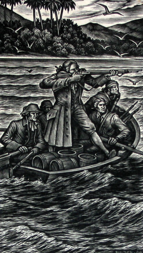 Trelawney vuurt op de man bij het kanon