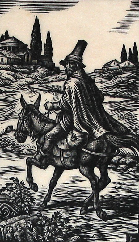 De Jood Abraham op weg naar Rome