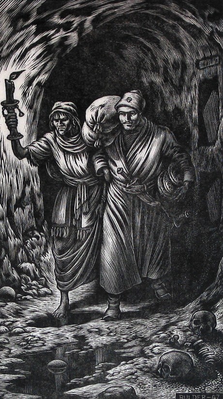 Andrij en de Tataarse in de onderaardse gang