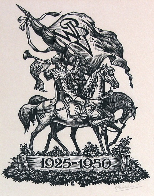 Herauten met W.B.V. vlag