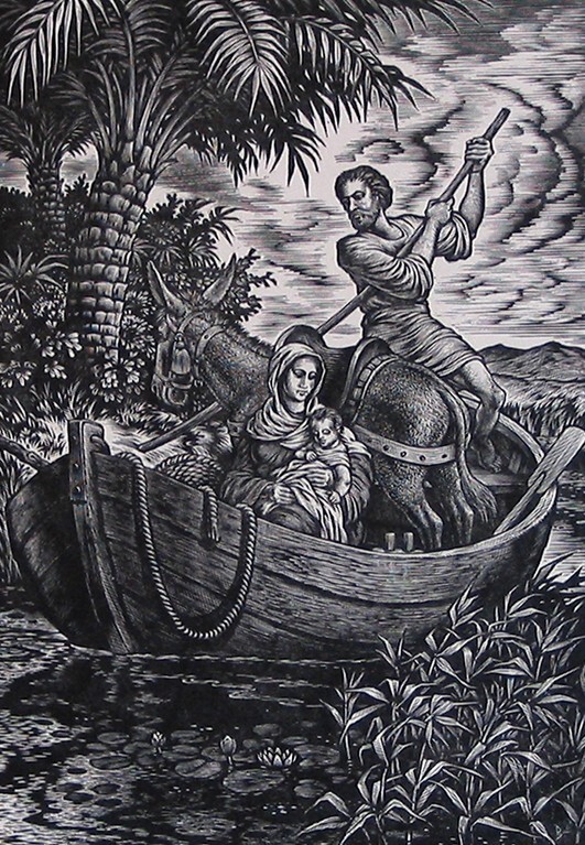 De overtocht van de Heilige familie