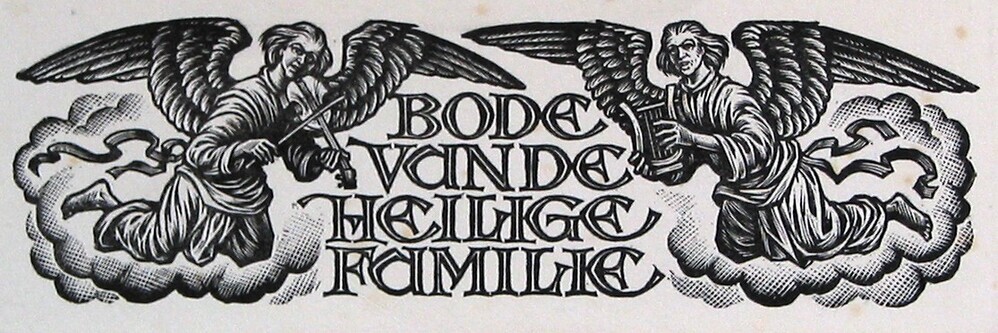 Kop voor tijdschrift Bode van de Heilige Familie