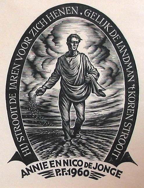 Nieuwjaarskaart Annie en Nico de Jonge