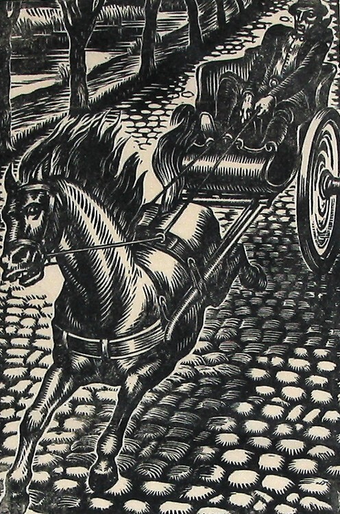 Smallegange rijdt met paard en sjees door de lucht