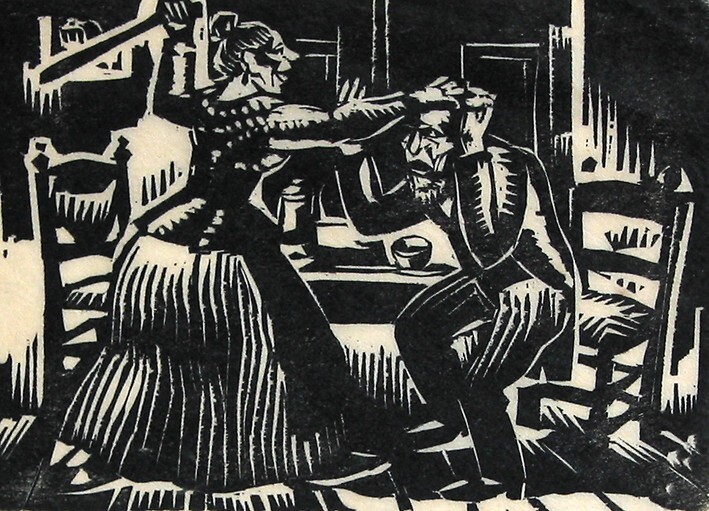 't Wief sloug boer op zien kop