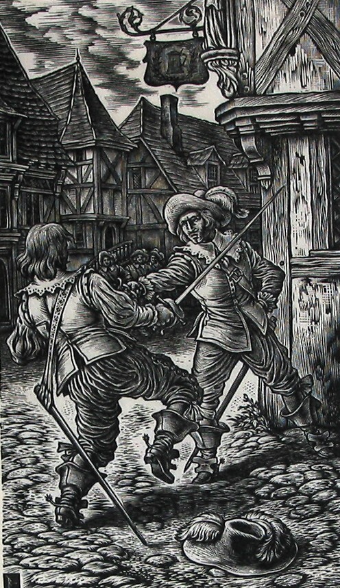 Bernajoux liep zelf in de uitgestoken degen