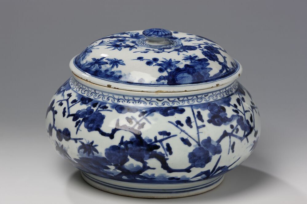 Waterpot (mizusashi) met deksel