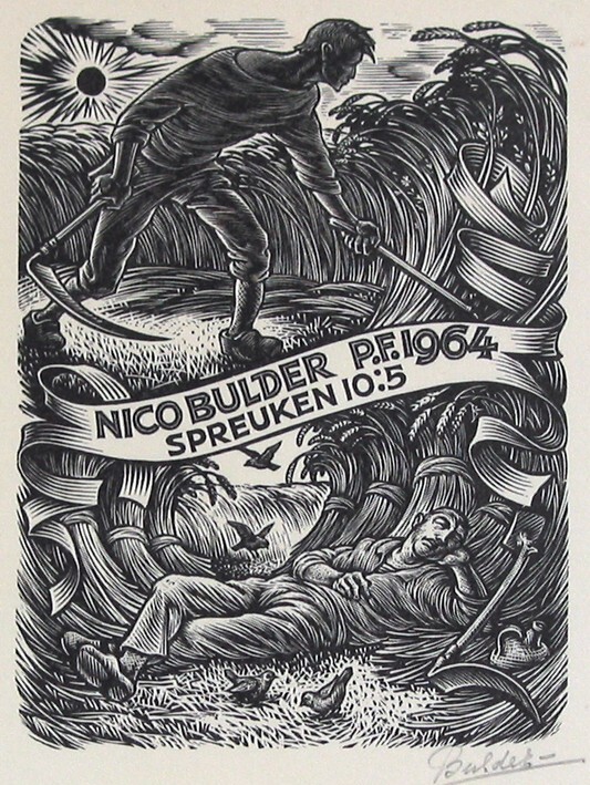 Nieuwjaarskaart Nico Bulder