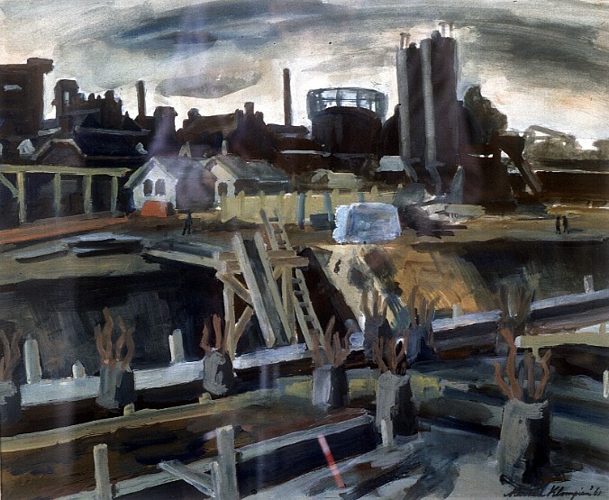 De bouw van nieuwe universiteitslaboratoria, omgeving Antonius Deusinghlaan