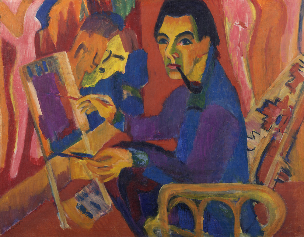 Kirchner in atelier