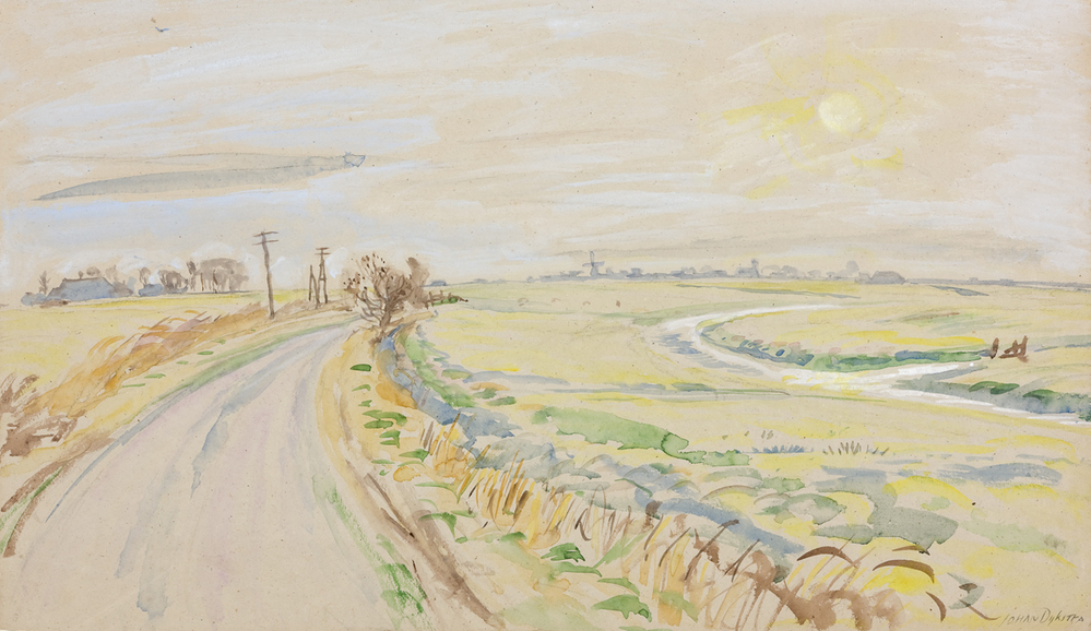 Oude bedding Reitdiep bij Garnwerd