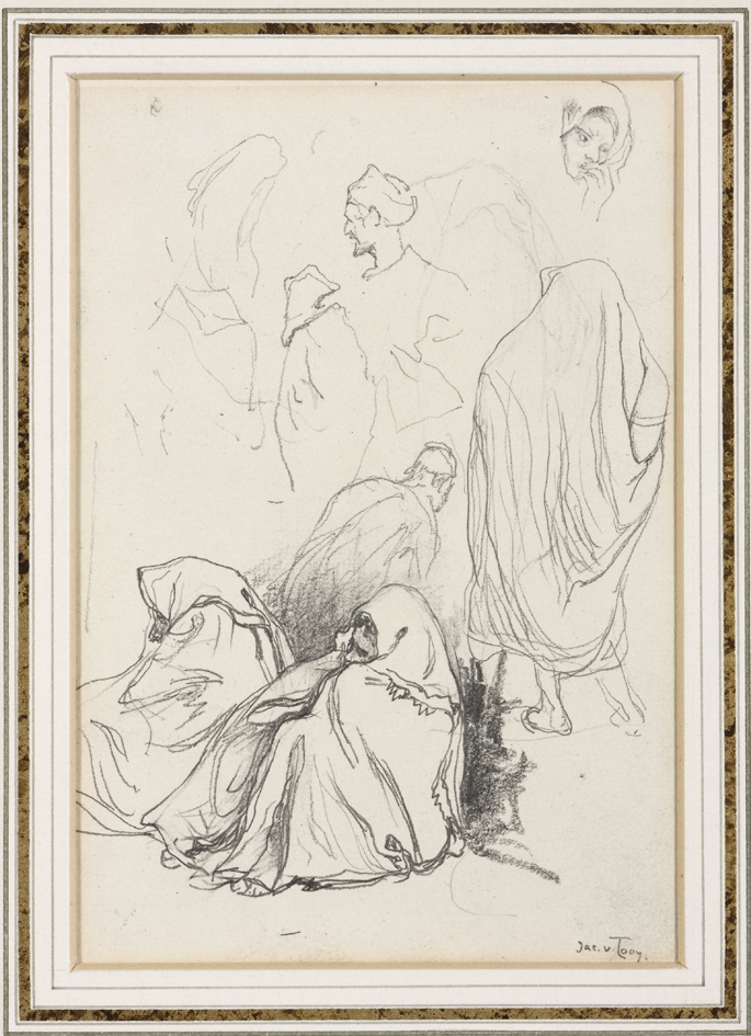 Arabieren (serie: Negen schetsboekbladen)