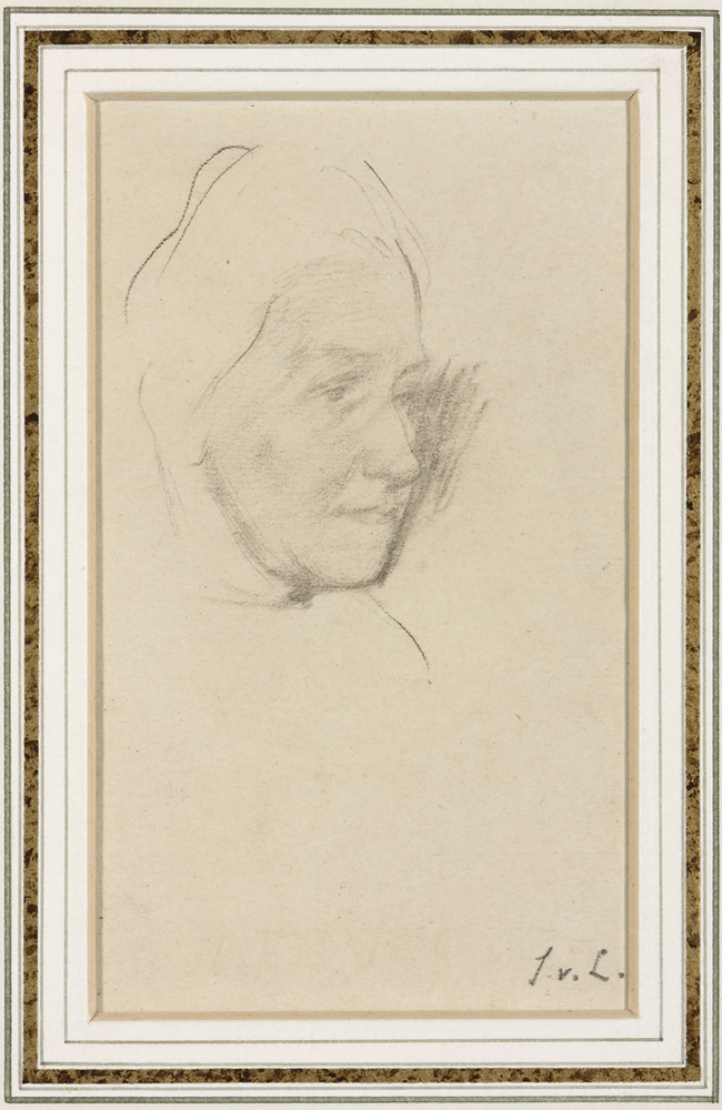 Vrouwenportret (serie: Negen schetsboekbladen)