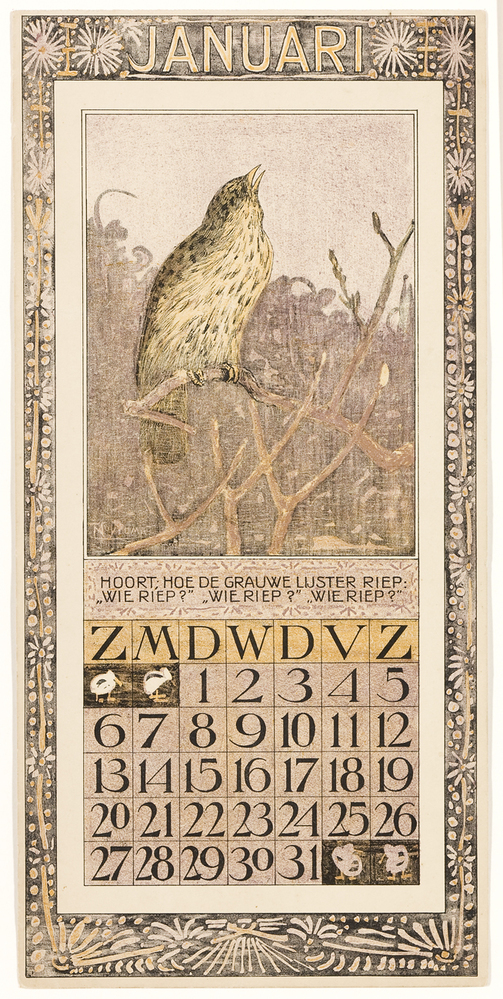 Elf kalenderbladen 1907