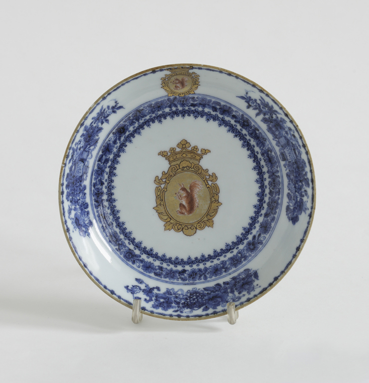 Schoteltje met familiewapen Sichterman