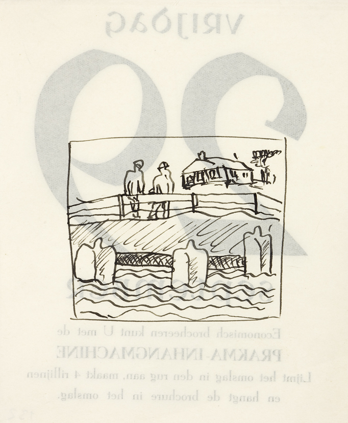 Twee mannen op kade (SC-278)