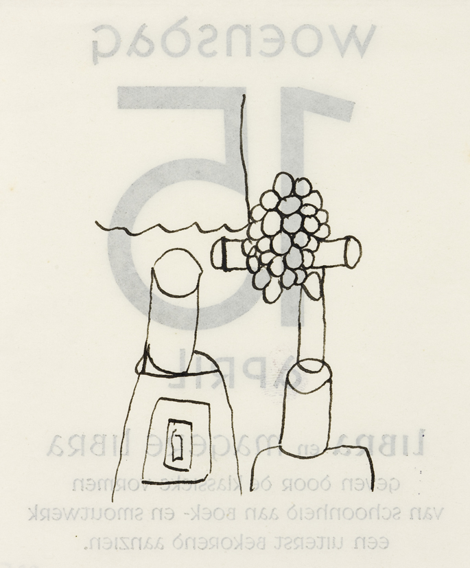 Abstract met druiventros (SC-606)