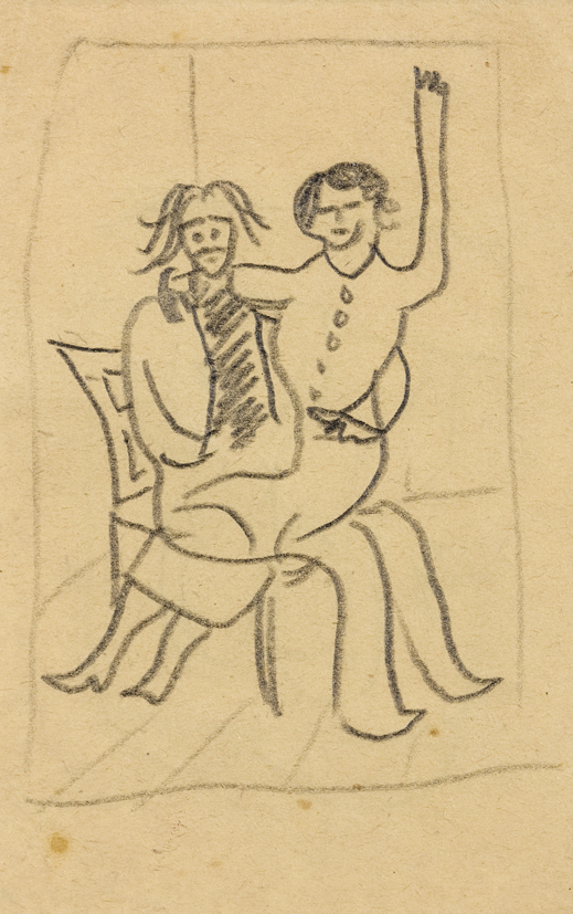 Siep en Fie op stoel (SC-819/R)