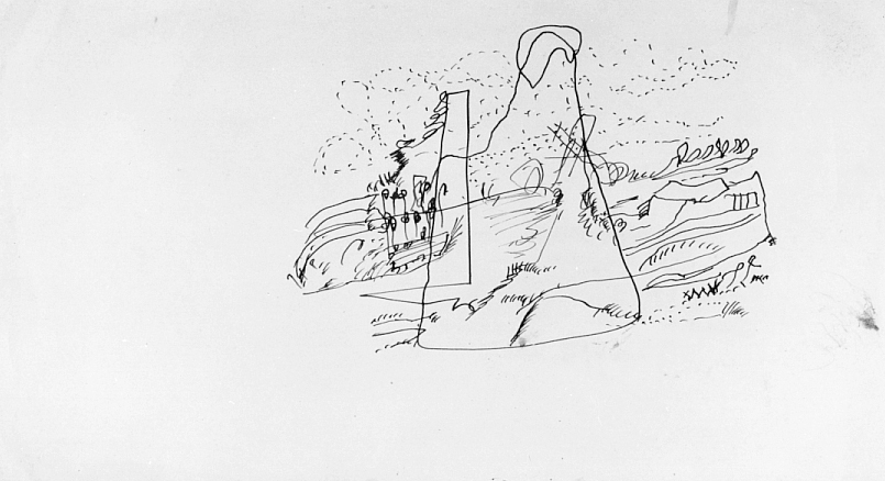 Studie van landschap (SC-81)