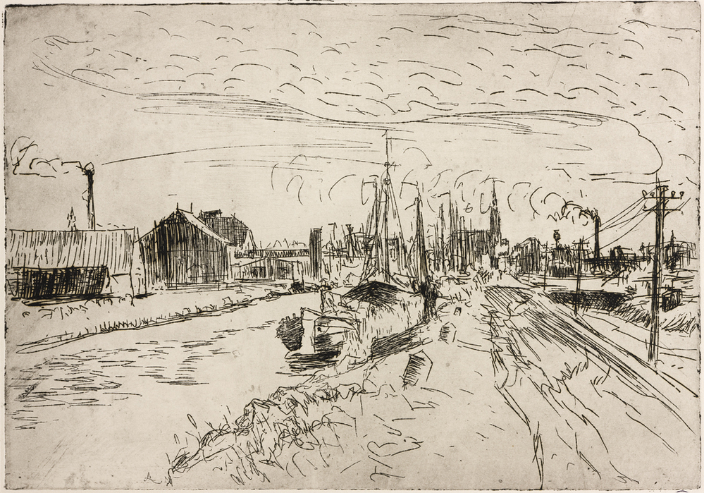 Fabriek aan de vaart